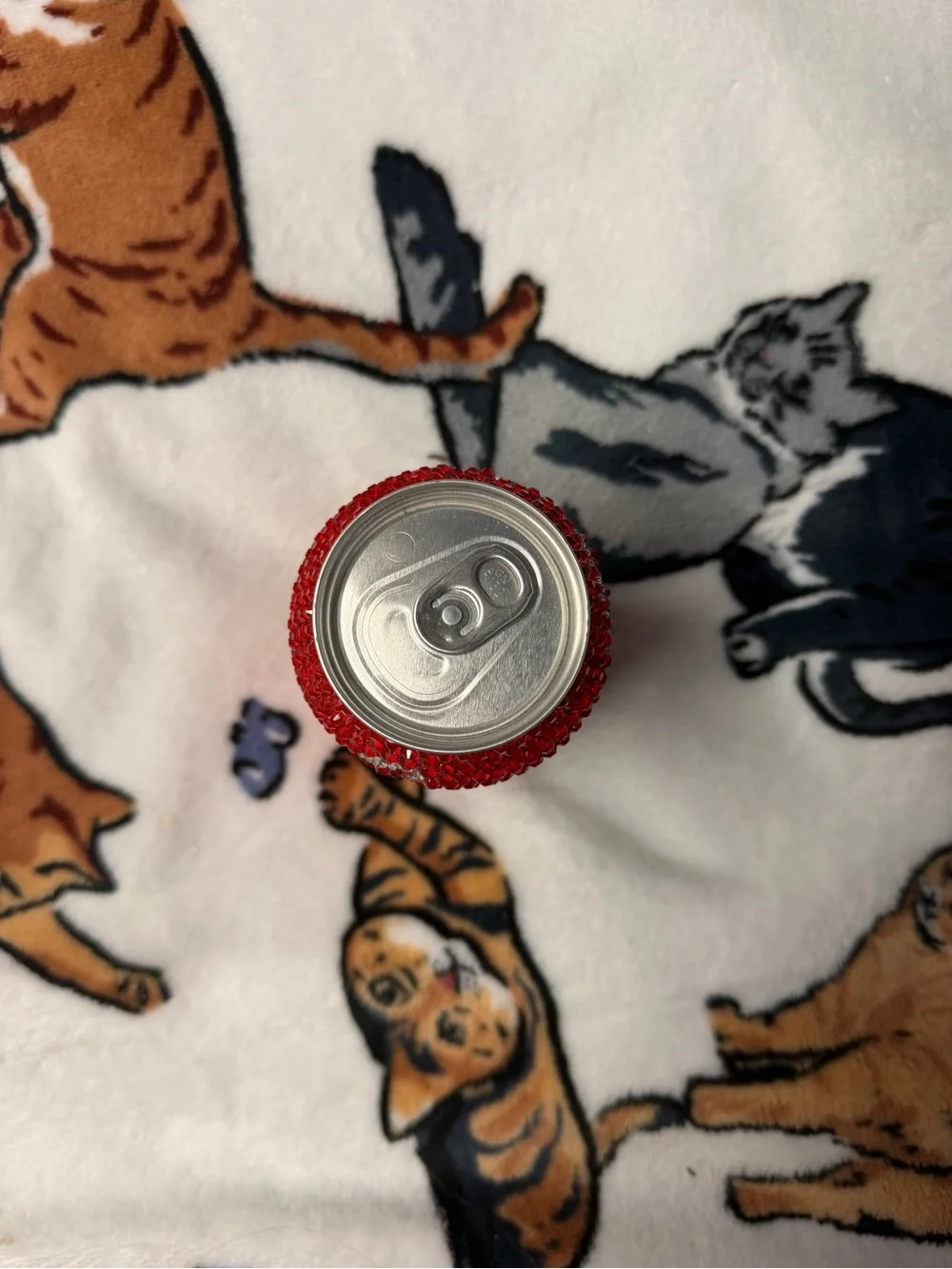 Coca Cola Red Rhinestone Can Party Accent